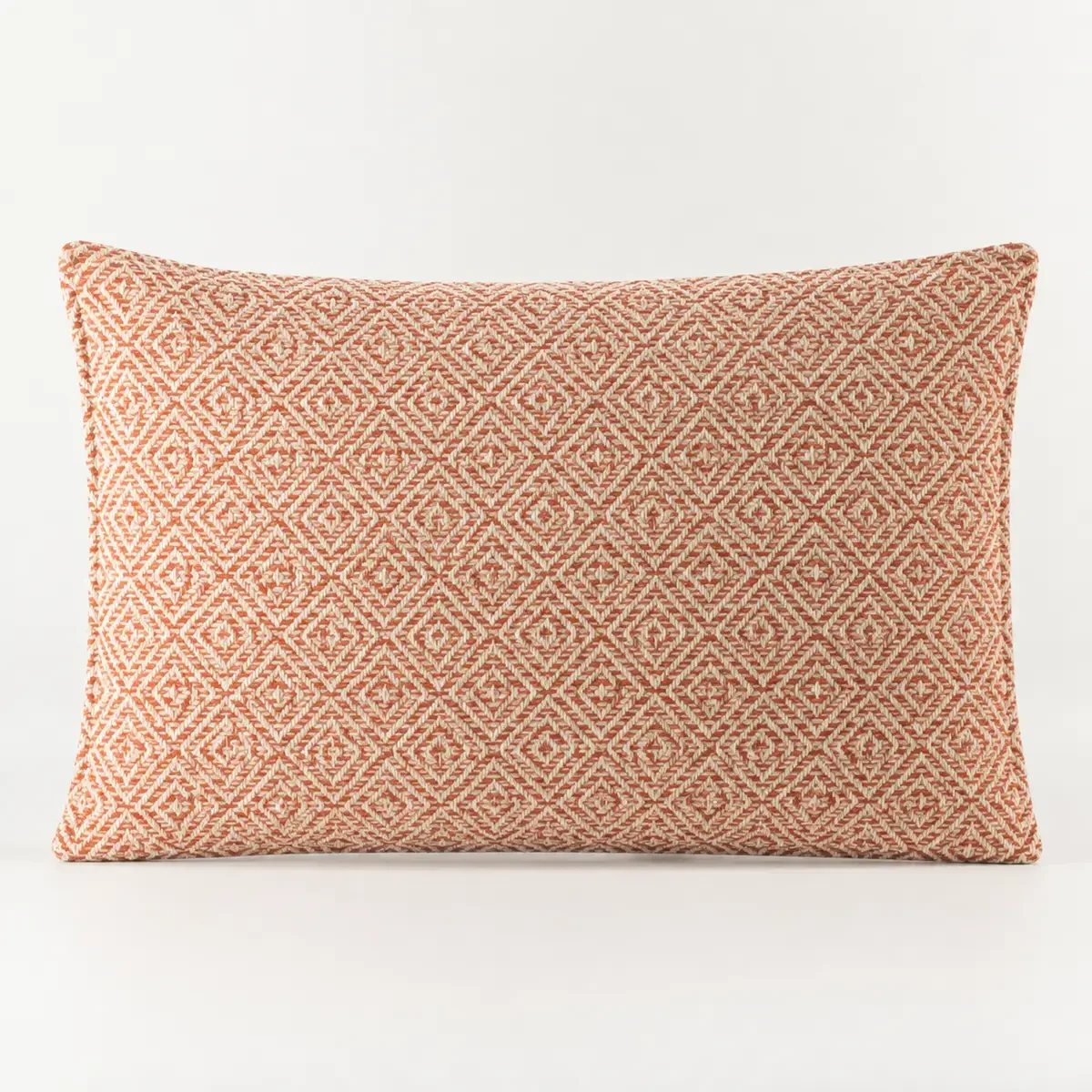 Housse de coussin carrés bordeaux, 30 × 50 cm - Maison douce