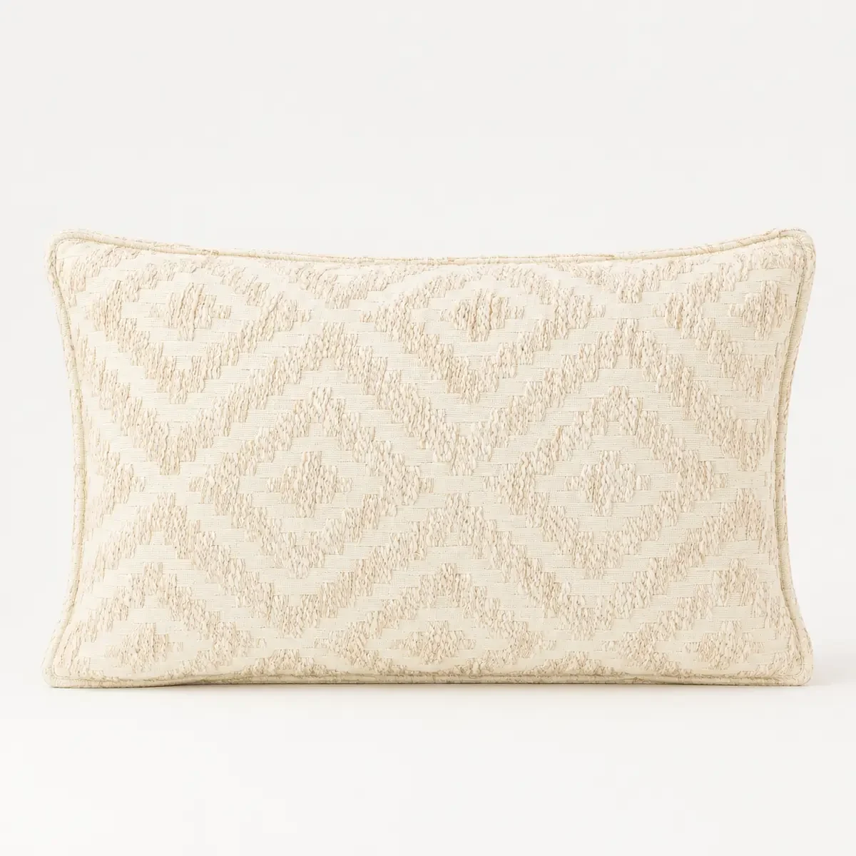 Housse de coussin géométrie crème, 30 × 50 cm - Maison douce