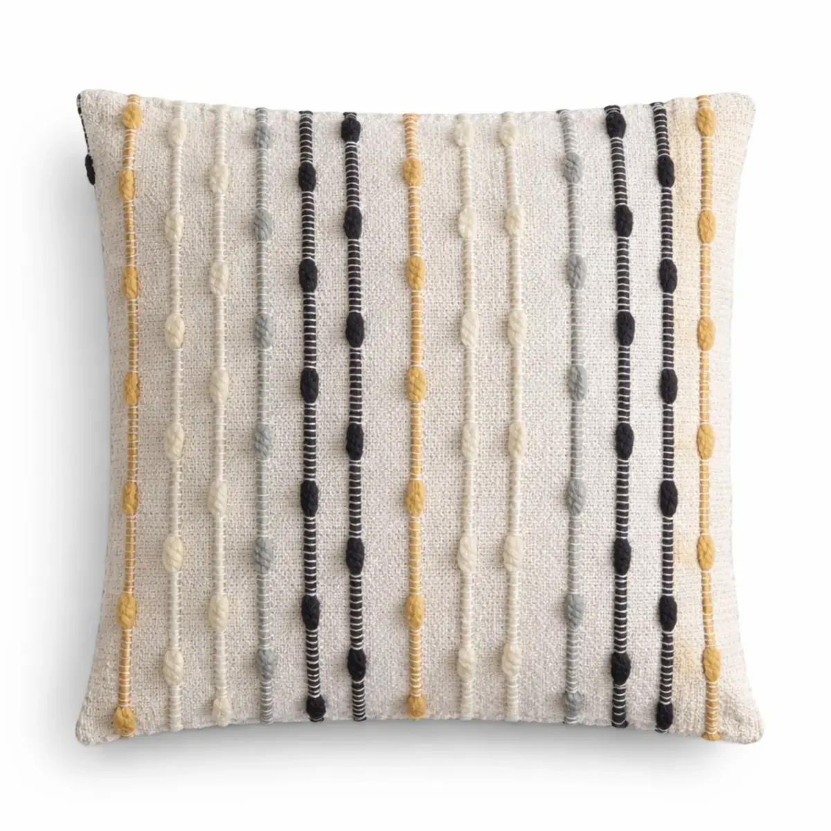 Housse de coussin nœuds hippie, 45 × 45 cm - Maison douce