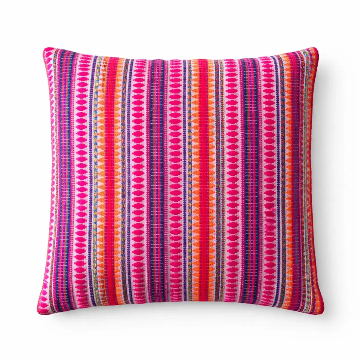 Housse de coussin rayures néon, 45 × 45 cm - Maison douce