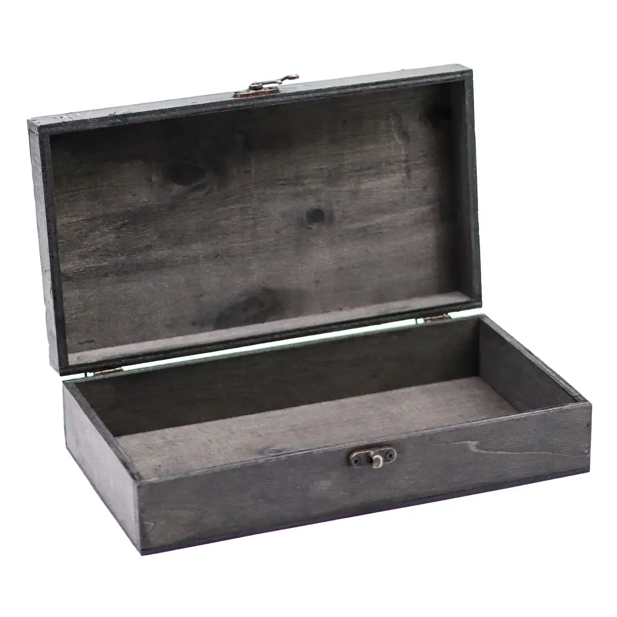 Rangement vintage, coffret gris - Maison douce