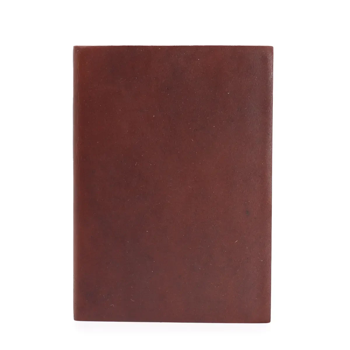 Carnet en cuir quotidien brun foncé, 18 × 13 cm - Pause Papier