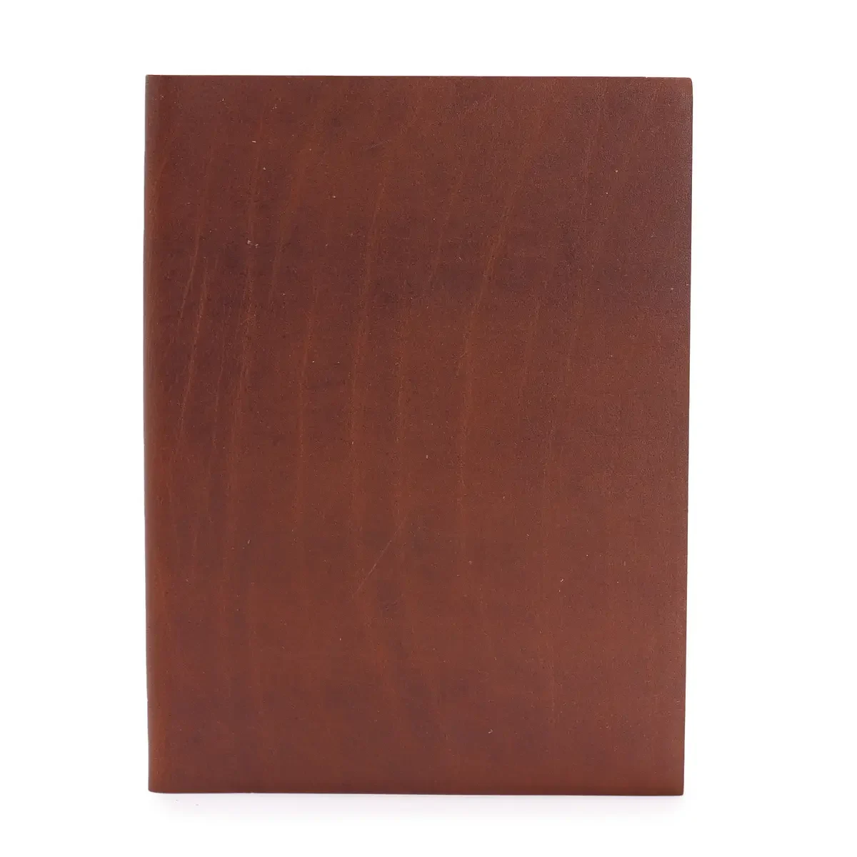 Carnet en cuir quotidien brun foncé, 20 × 15 cm - Pause Papier