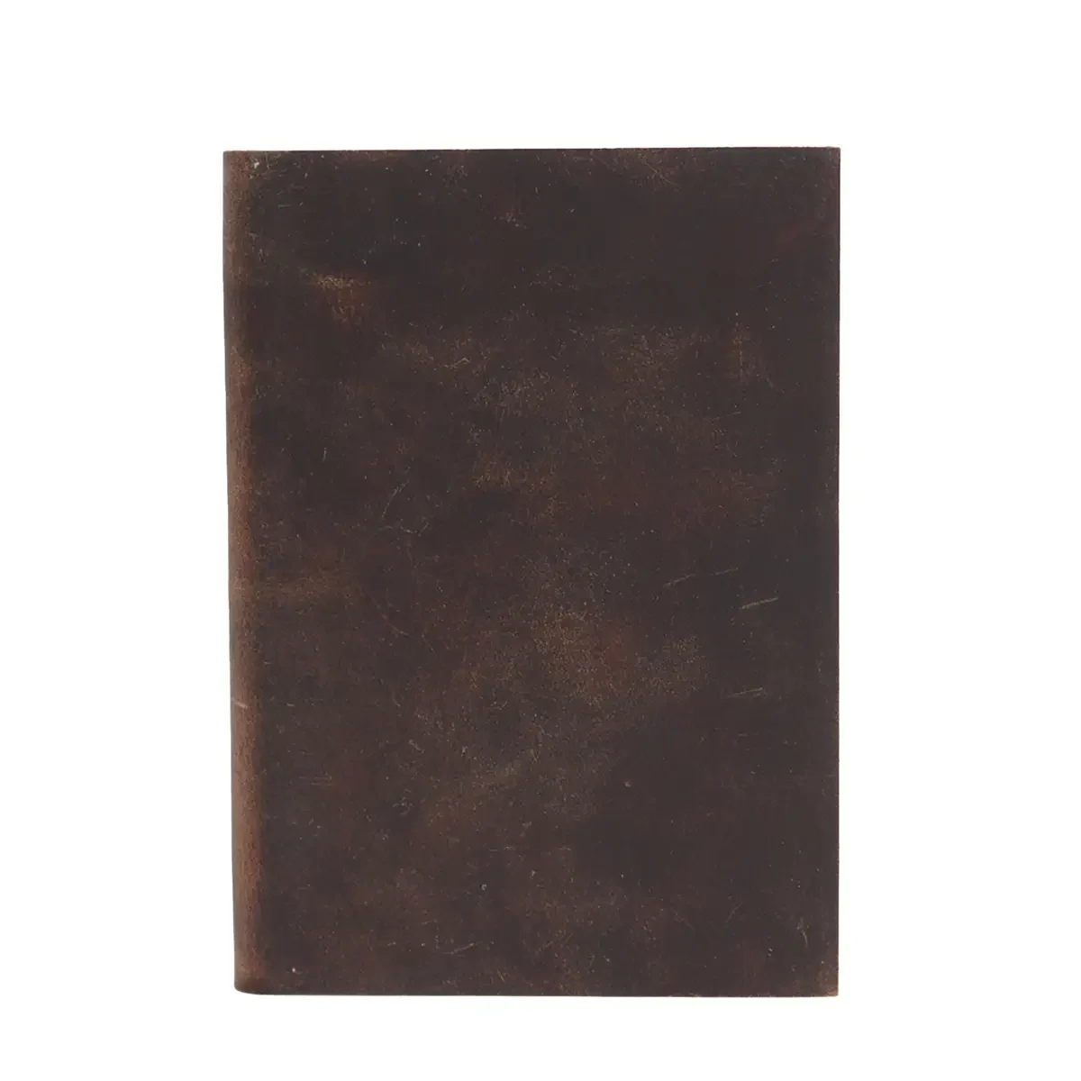 Carnet en cuir quotidien noir, 18 × 13 cm - Pause Papier