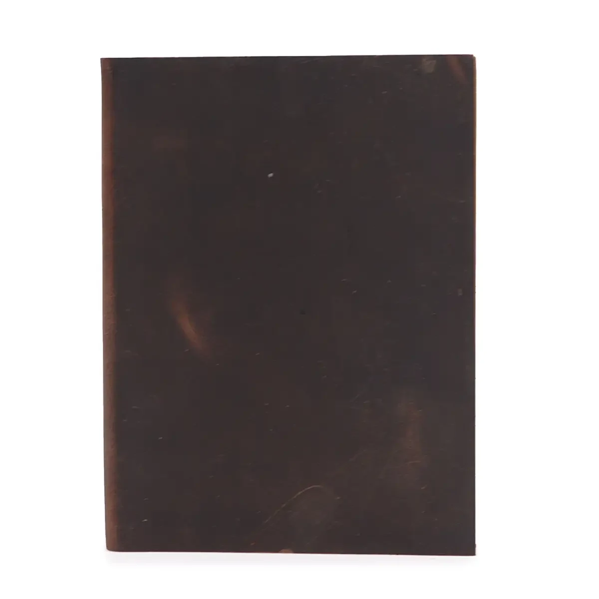 Carnet en cuir quotidien noir, 20 × 15 cm - Pause Papier