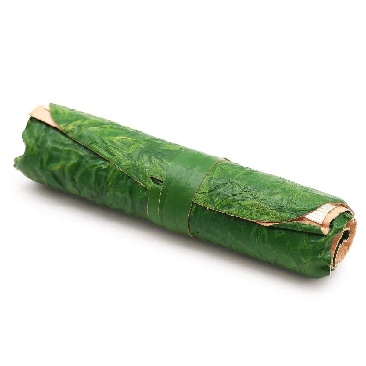 Carnet en cuir voyage vert, 21 × 15 cm - Pause Papier