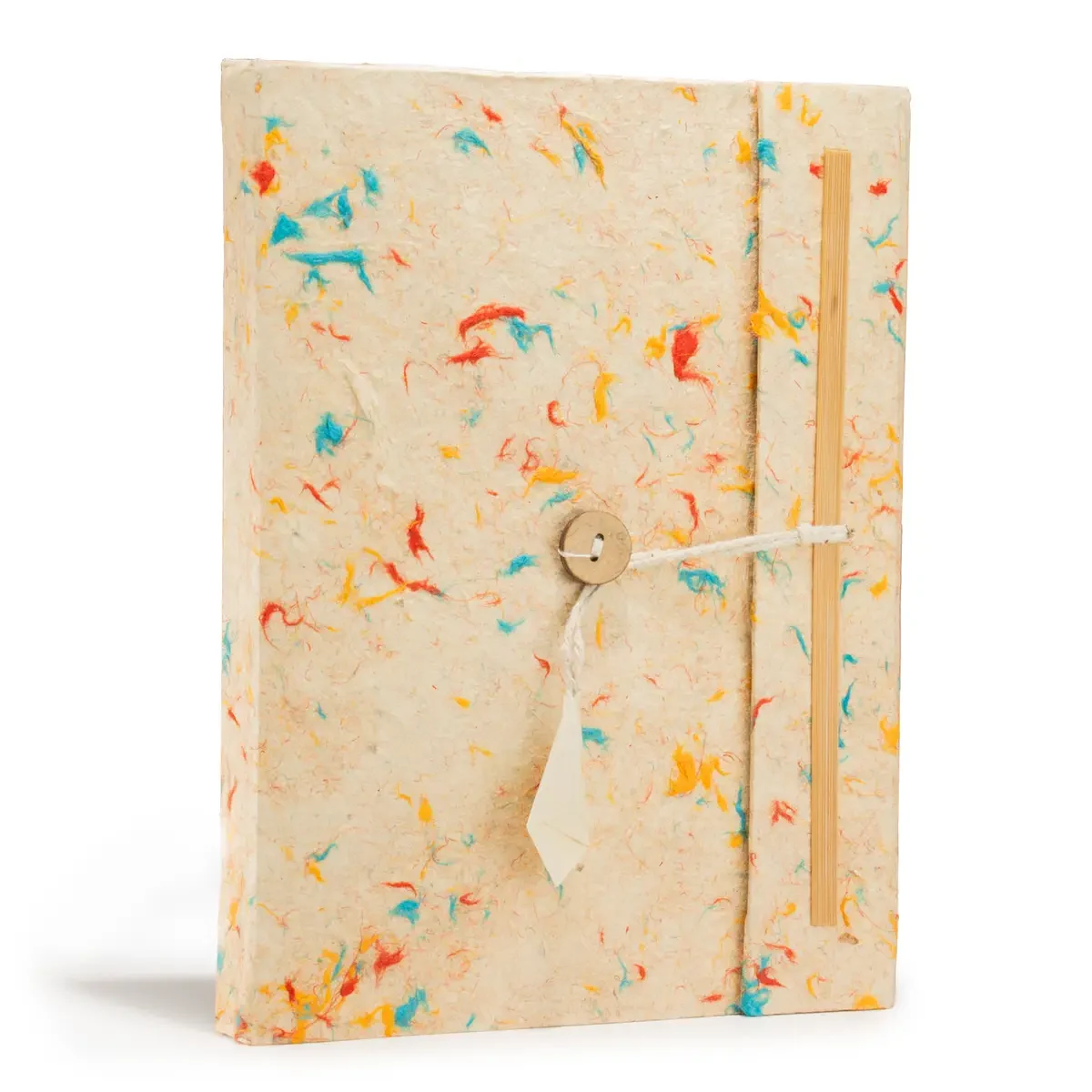 Carnet en papier lokta couleurs mélangées, 21 × 15 cm - Pause Papier