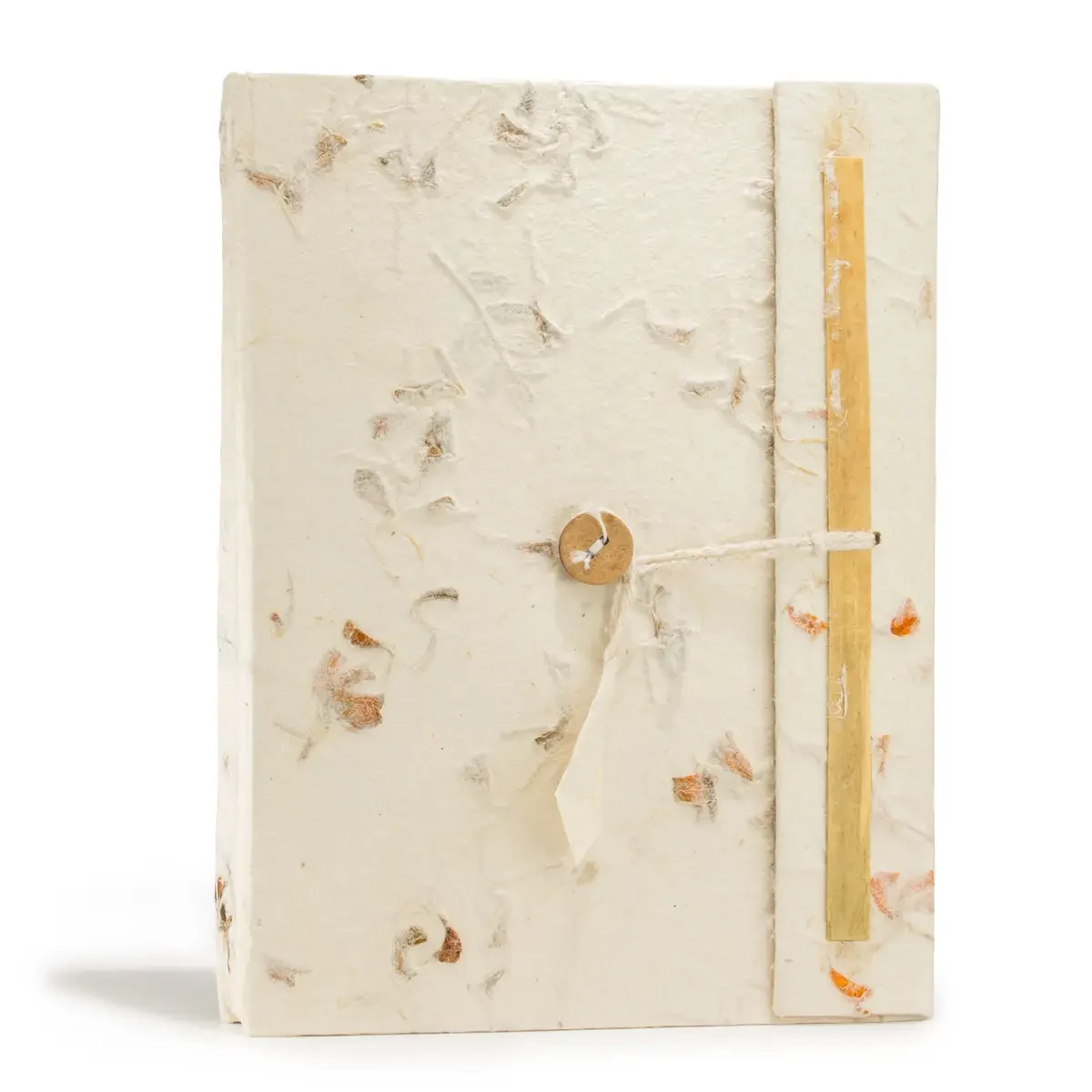 Carnet en papier lokta fleurs mélangées, 21 × 15 cm - Pause Papier