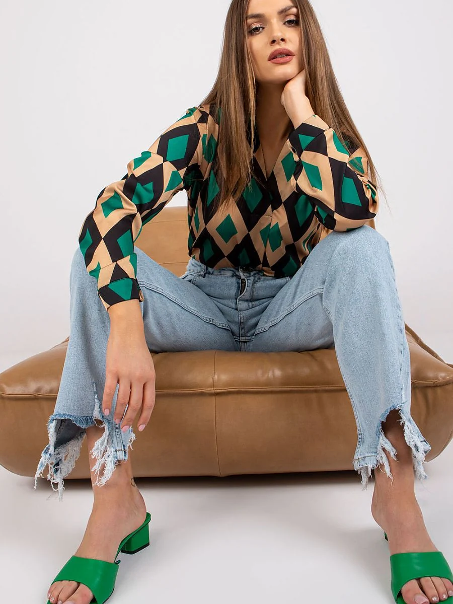 Blouse multicolore décontractée - Italy Moda - Vestiaire Clair