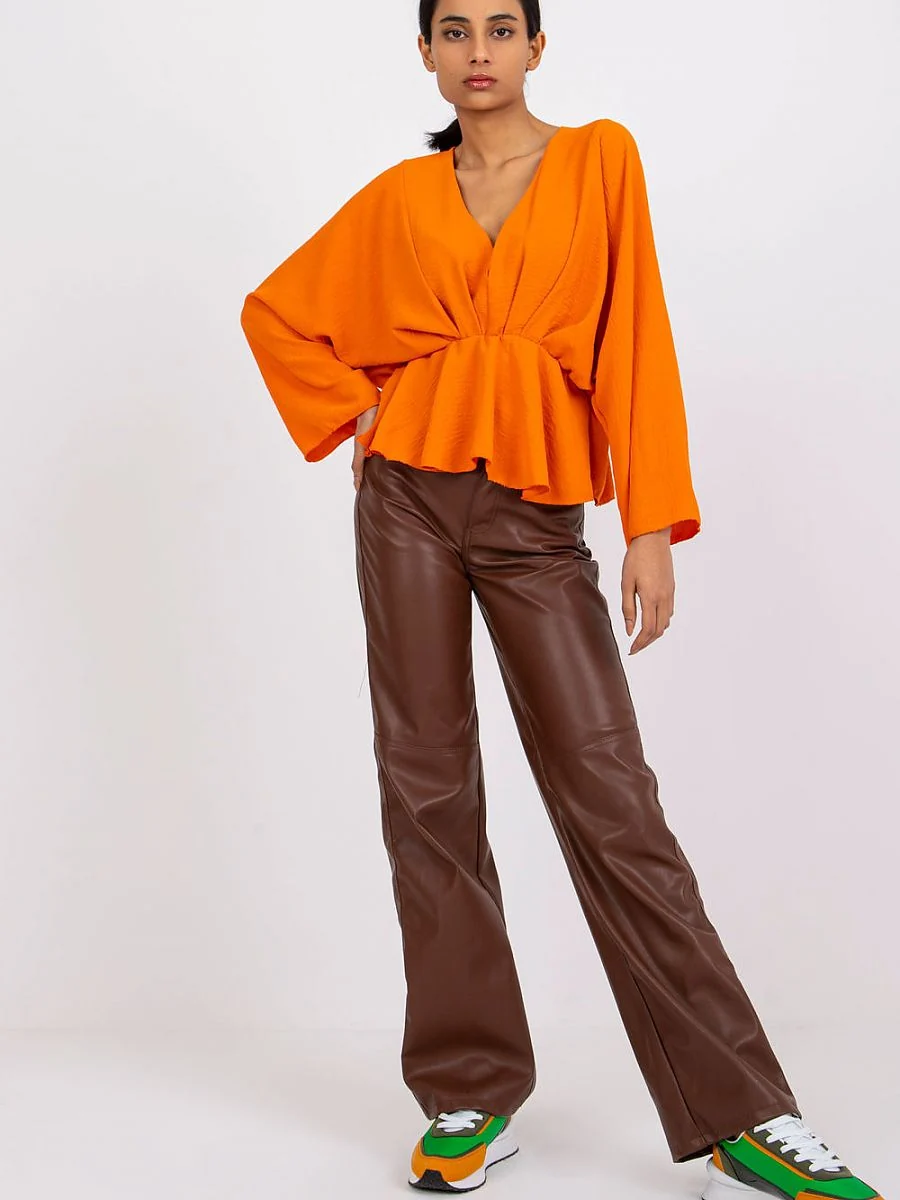 Blouse orange ample - Italy Moda - Vestiaire Clair