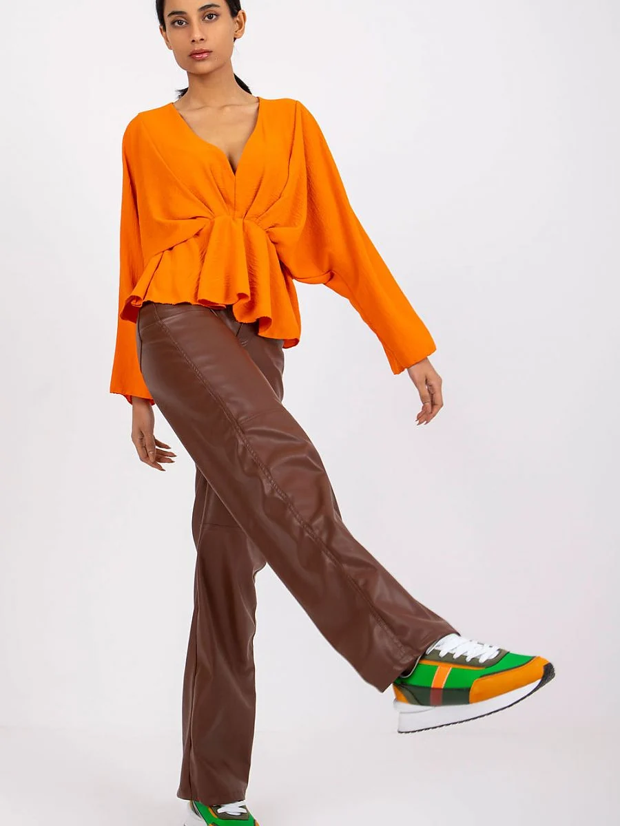 Blouse orange ample - Italy Moda - Vestiaire Clair
