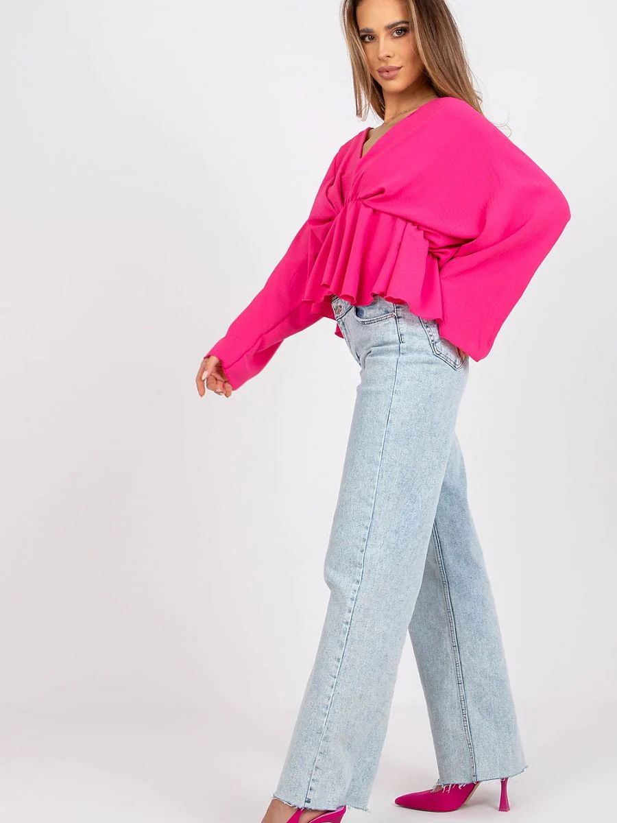 Blouse rose ample - Italy Moda - Vestiaire Clair