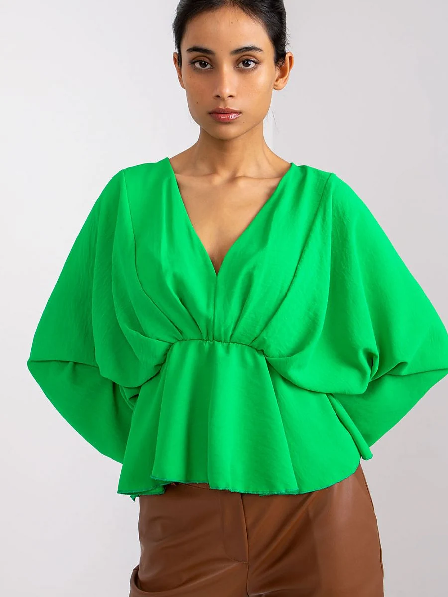 Blouse verte ample - Italy Moda - Vestiaire Clair