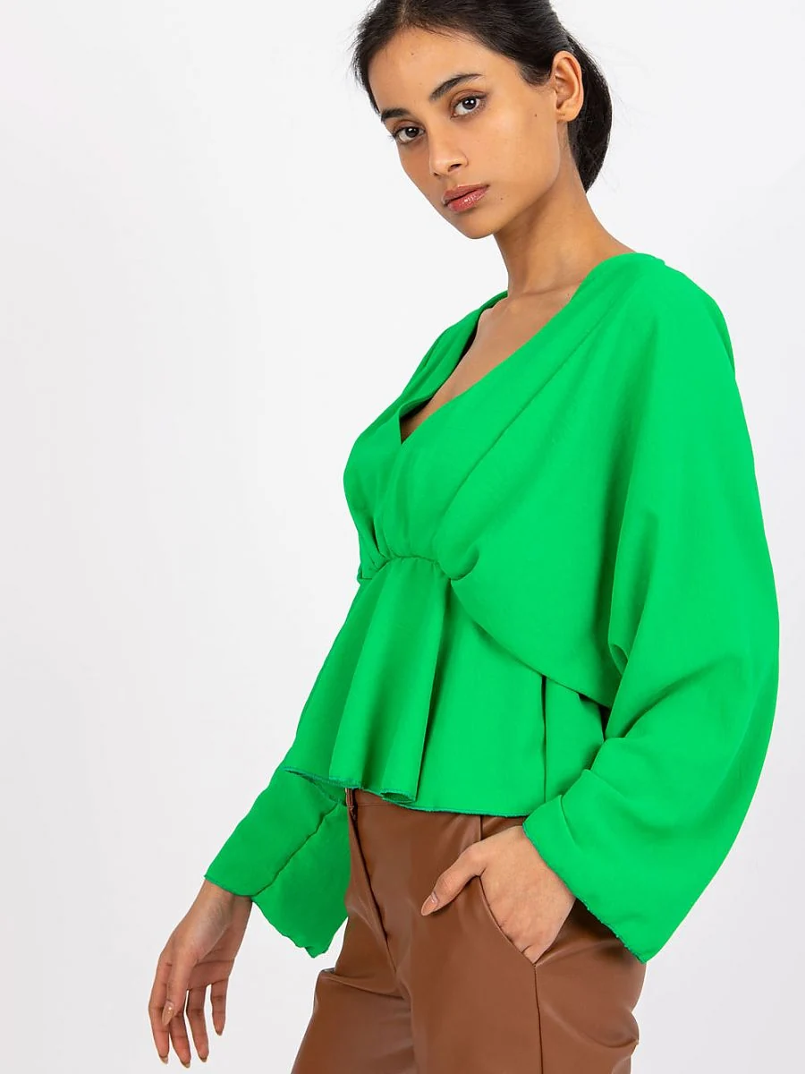 Blouse verte ample - Italy Moda - Vestiaire Clair