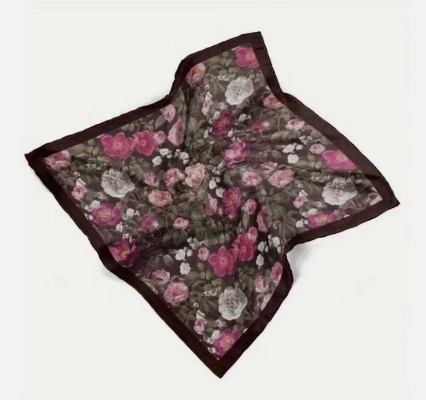 Foulard carré femme 90 x 90 cm Polyester 747302