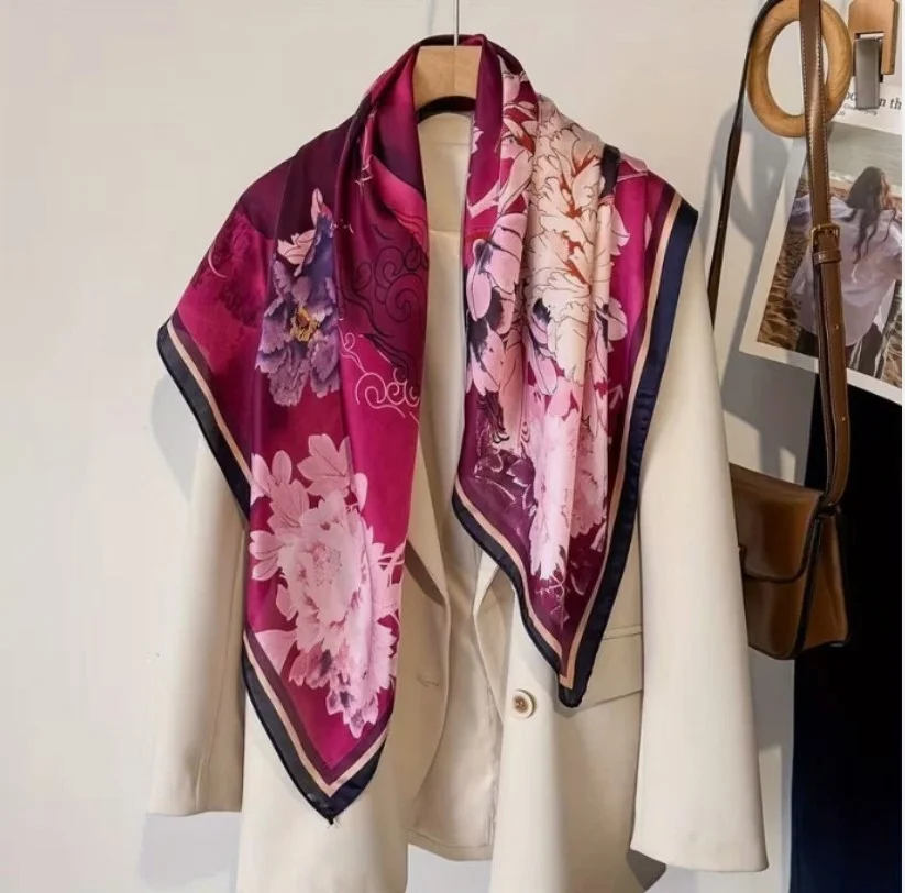 Foulard long femme 85 x 180 cm Polyester 28411