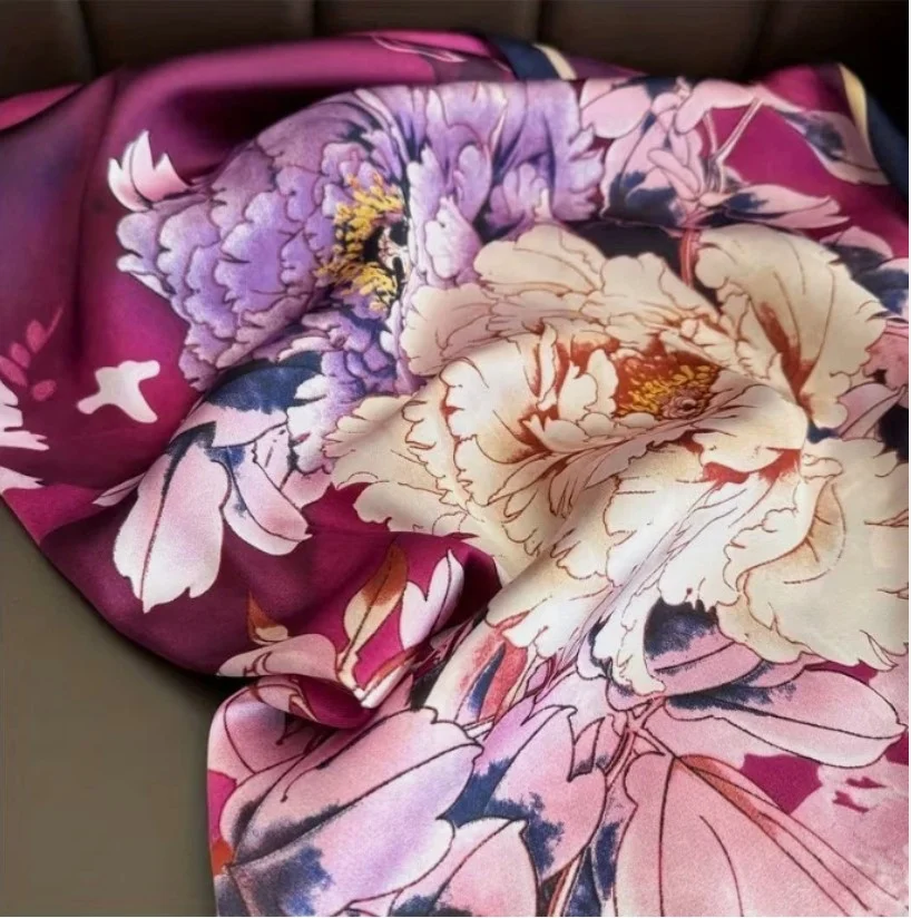 Foulard long femme 85 x 180 cm Polyester 28411 - Photo 3