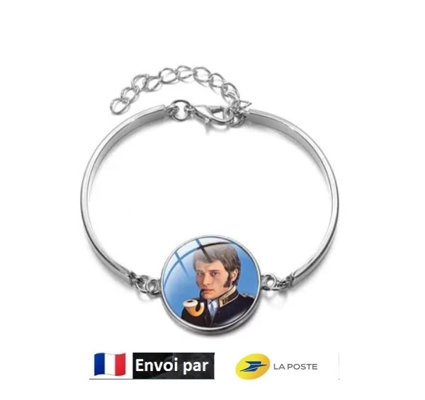 Superbe bracelet féminin hommage au ‘taulier’ Johnny