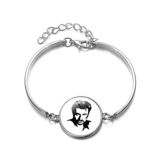 Superbe bracelet féminin hommage au ‘taulier’ Johnny