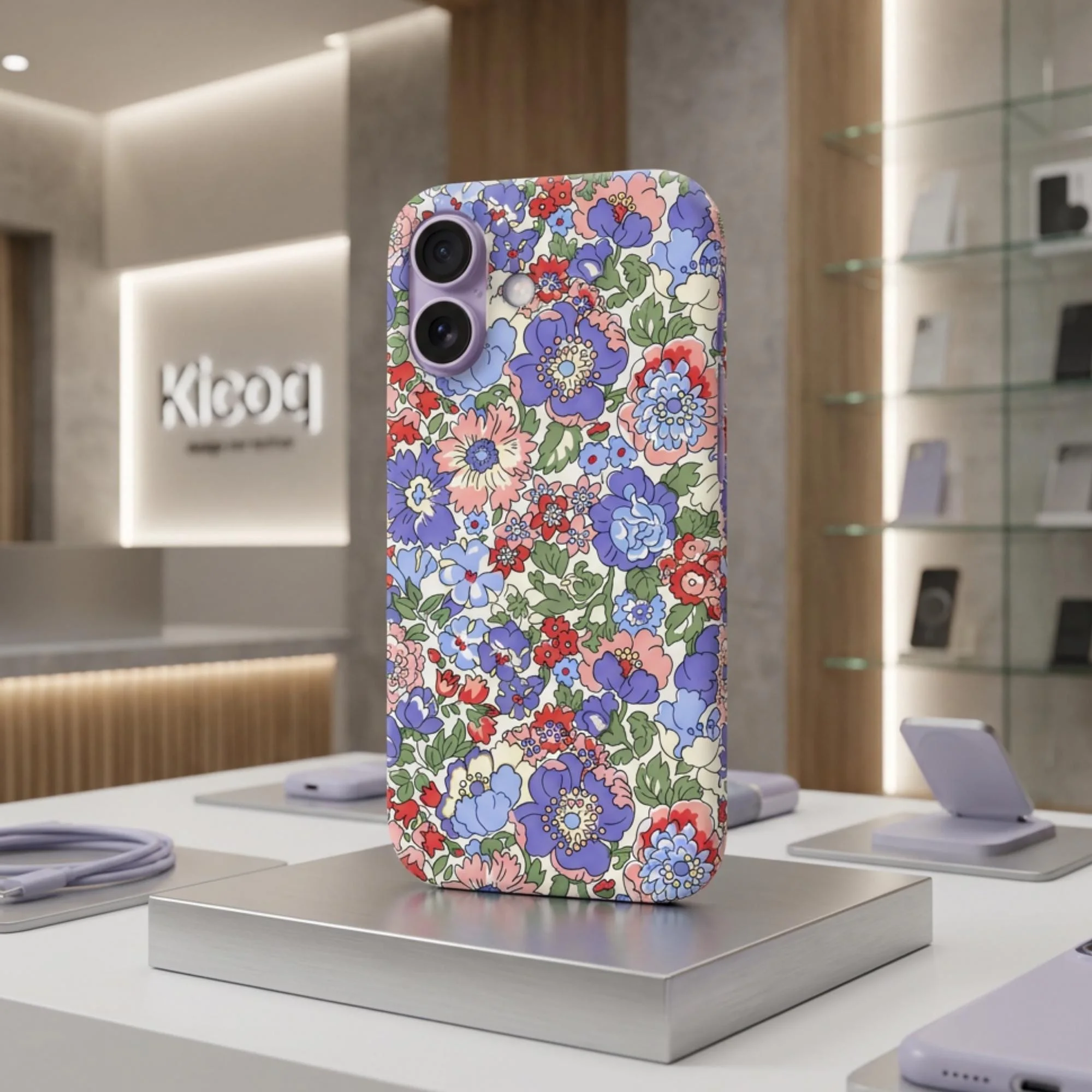 Coque pour iPhone Liberty Nell Annie May Océan - Photo 1