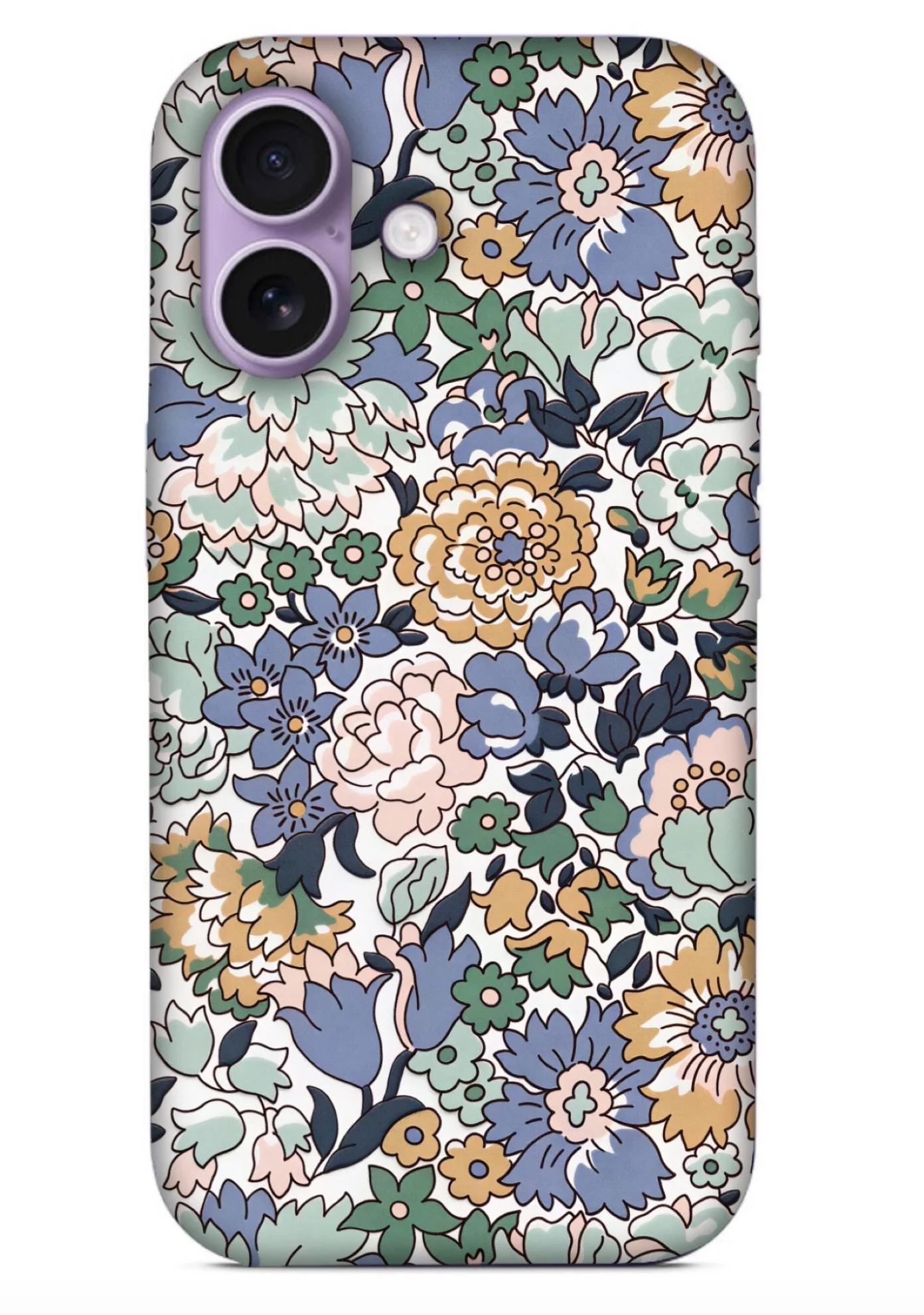 Coque pour iPhone Liberty Nell Annie May Bleu Sauge - Photo 2