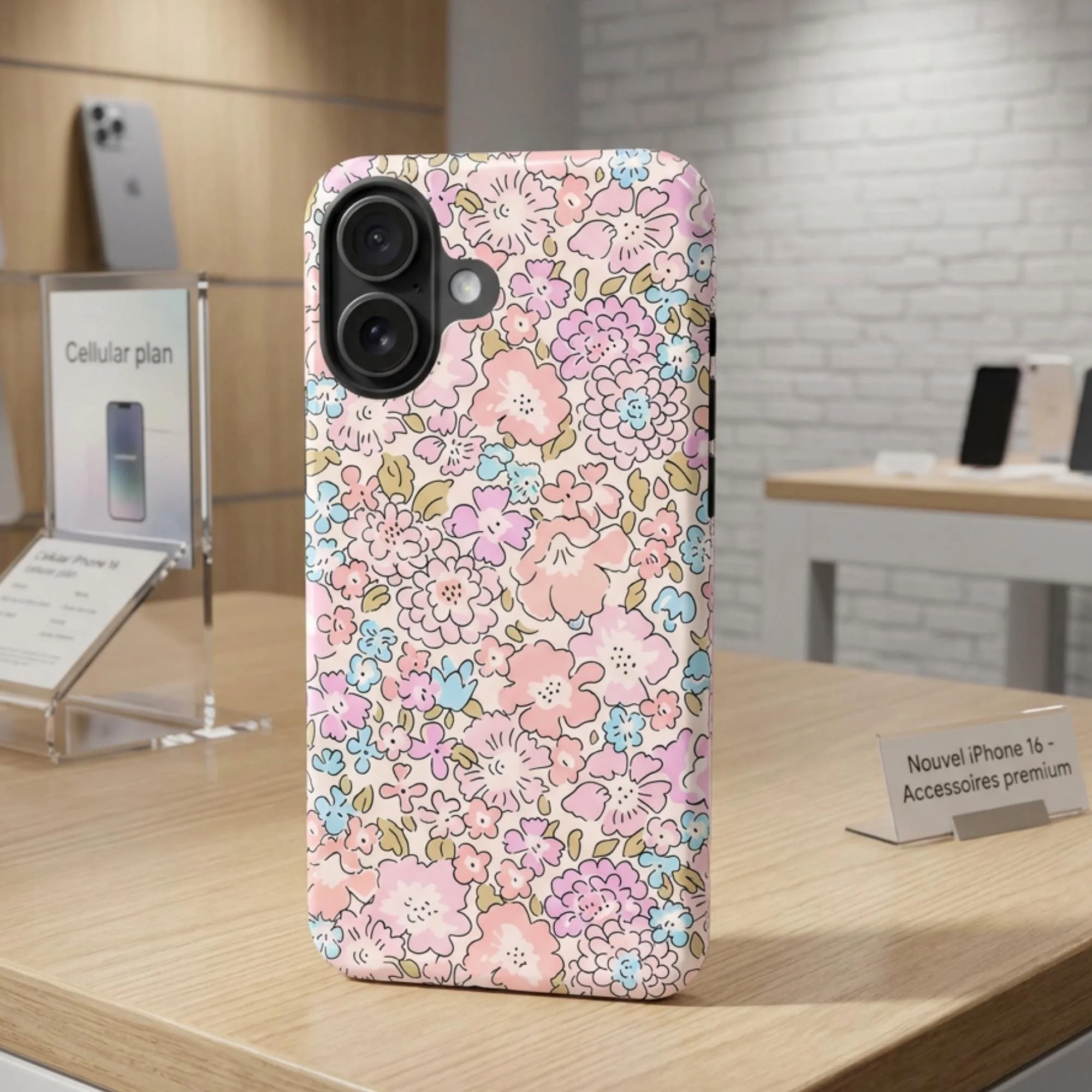 Coque pour iPhone Liberty Michelle Dragée - Photo 1