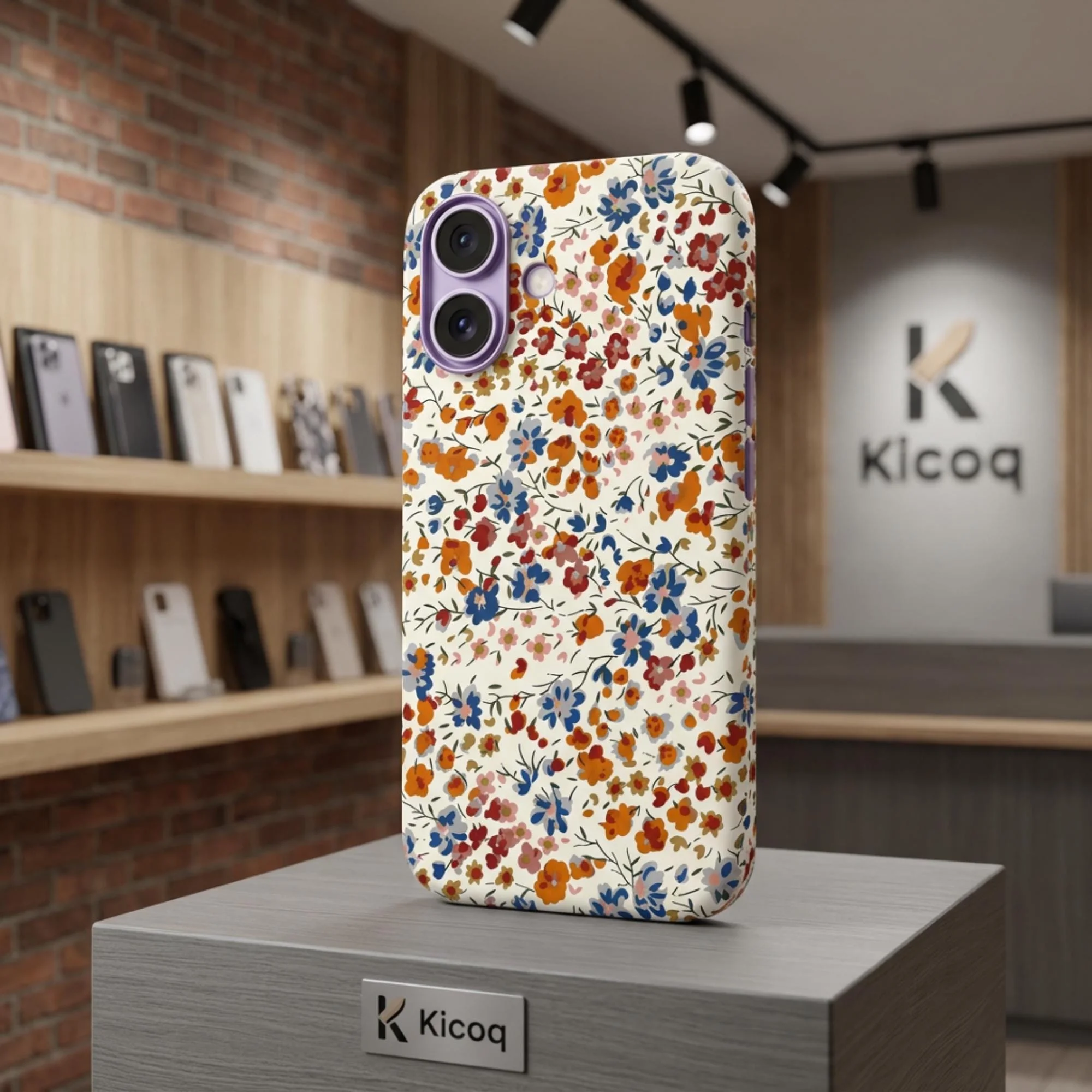 Coque pour iPhone Liberty Phoebe Rouille - Photo 1