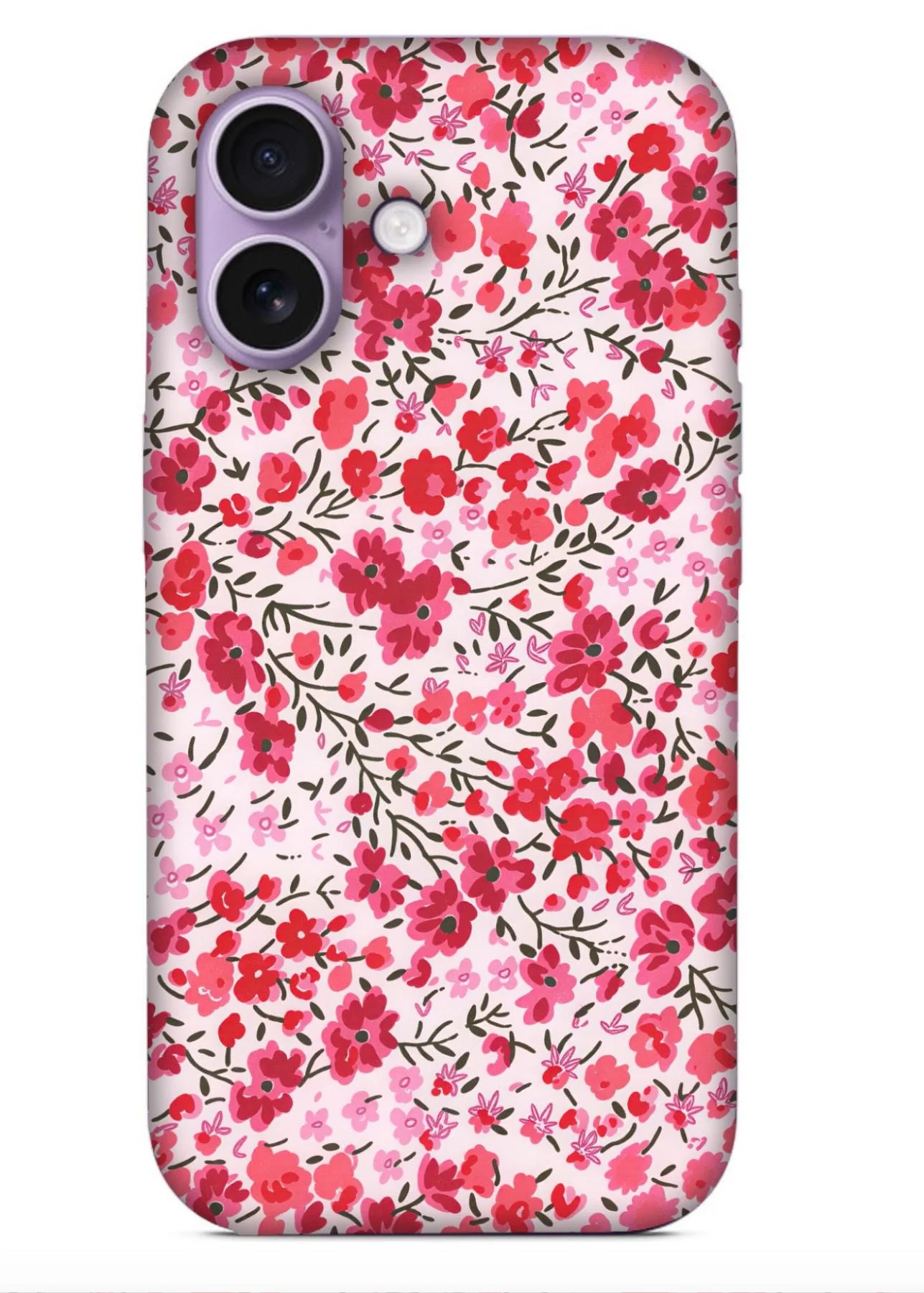 Coque pour iPhone Liberty Phoebe Fraise des bois. - Photo 2
