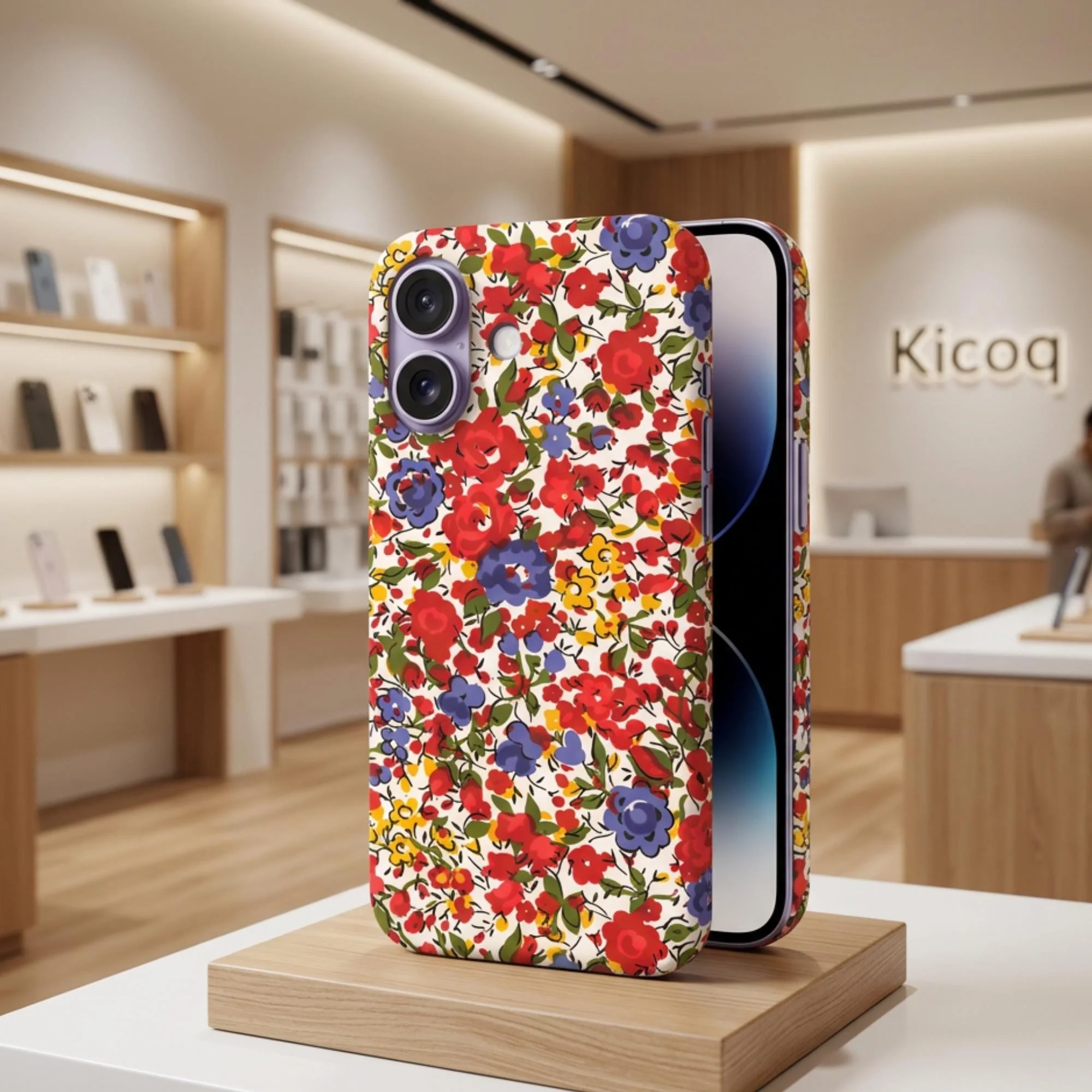 Coque pour iPhone Liberty Emma and Georgina  Red - Photo 1