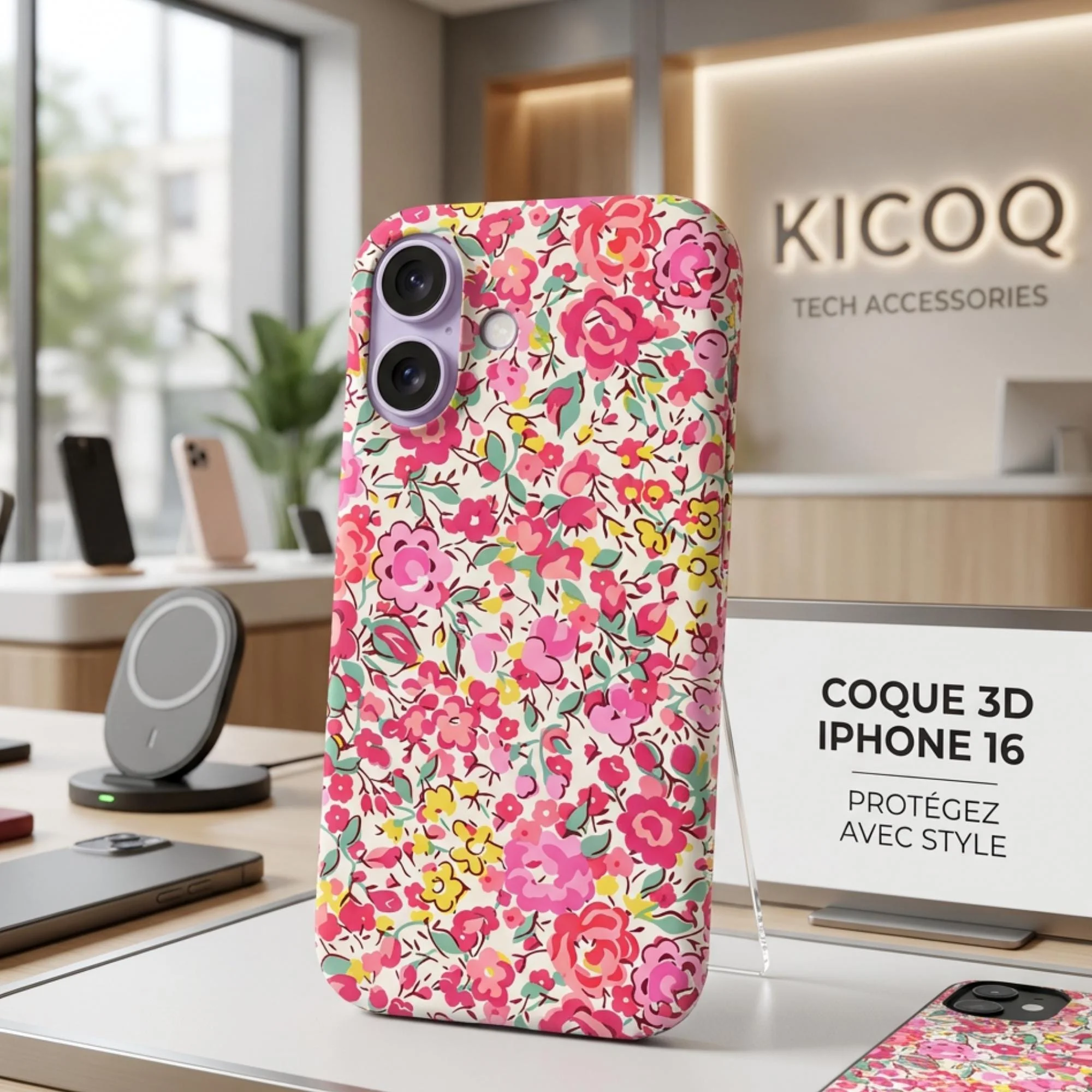 Coque pour iPhone Liberty Emma and Georgina Hibiscus - Photo 1