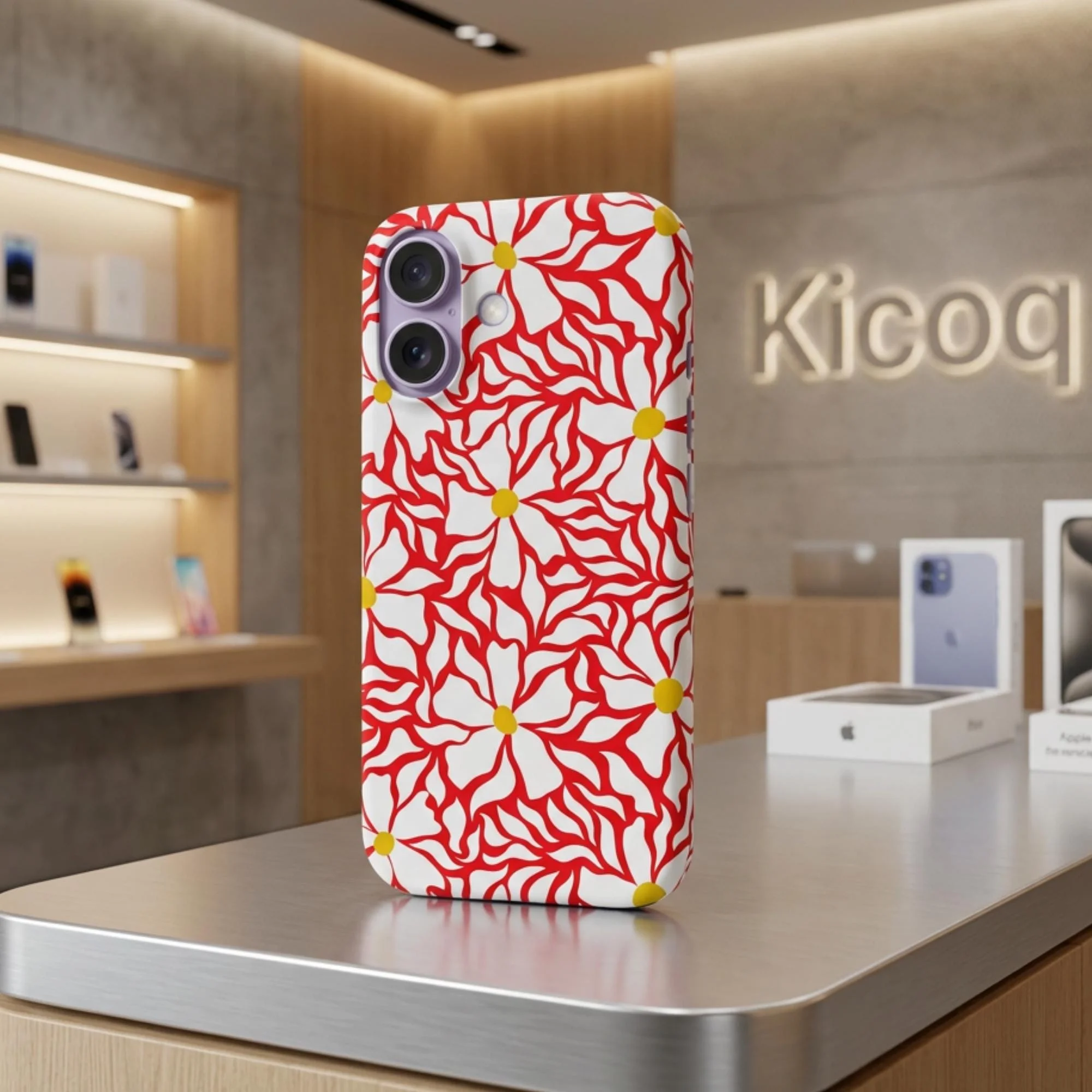 Coque pour iPhone Liberty Fleur du soleil R - Photo 1