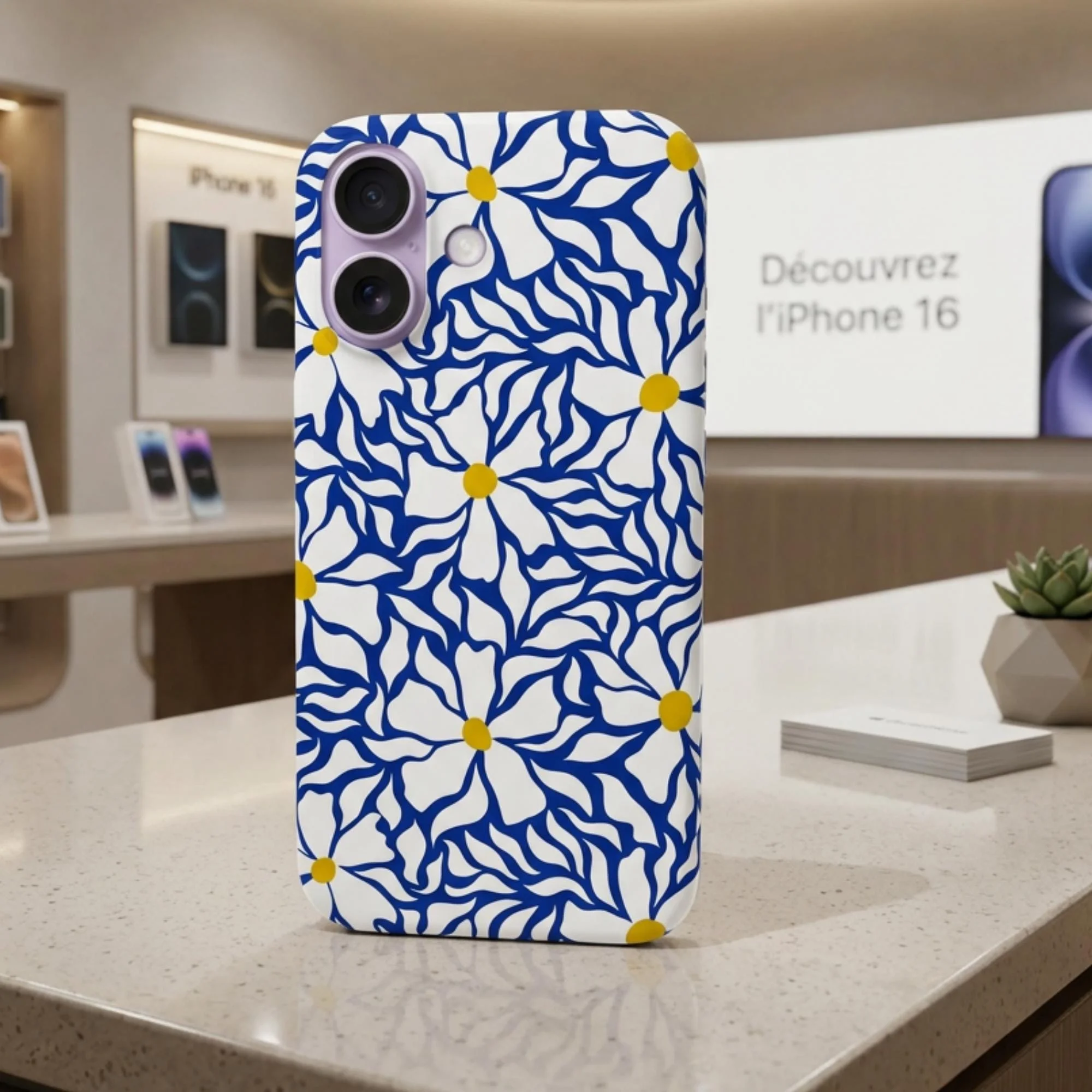 Coque pour iPhone Liberty Fleur du soleil B - Photo 1