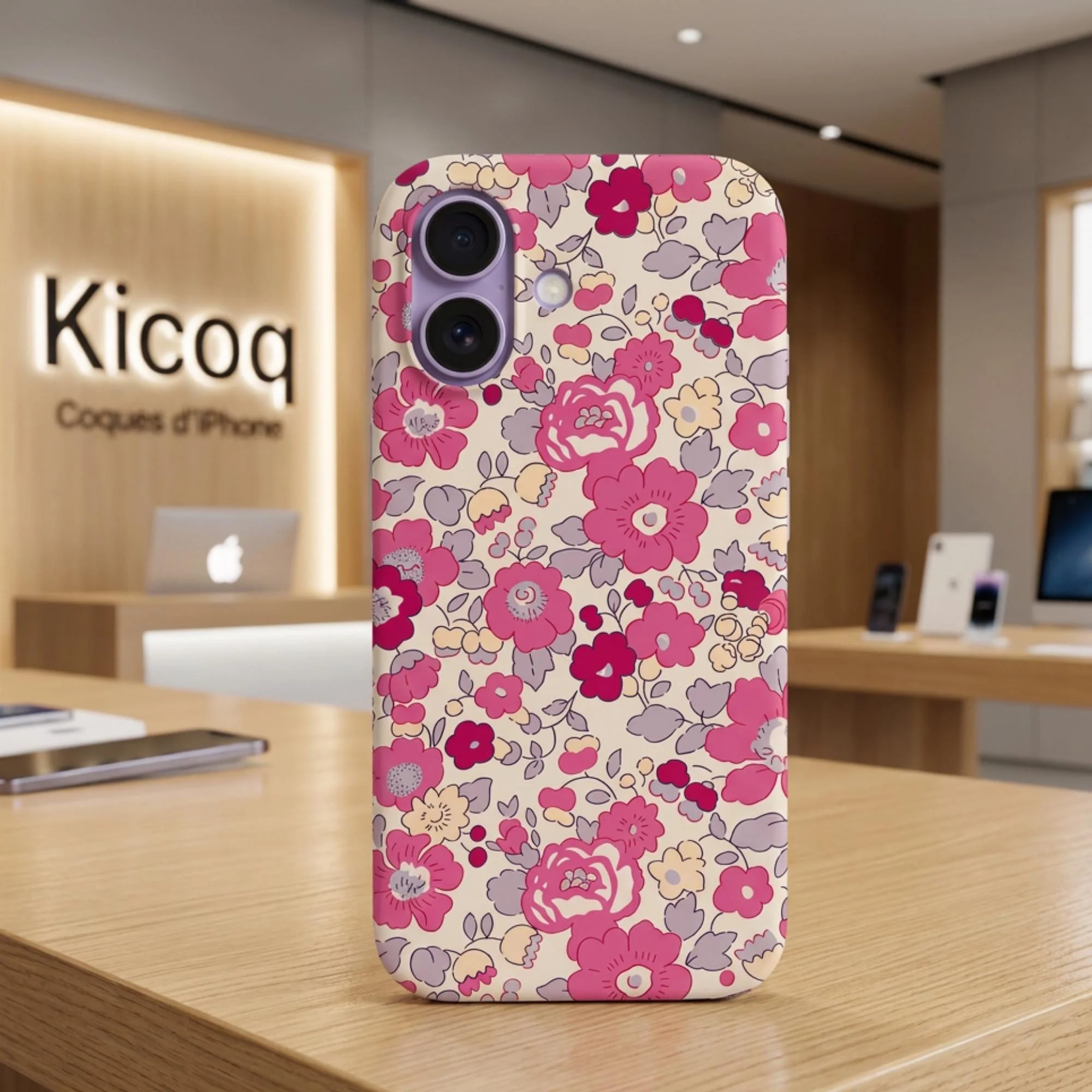 Coque pour iPhone Liberty Betsy Bougainvillée - Photo 1