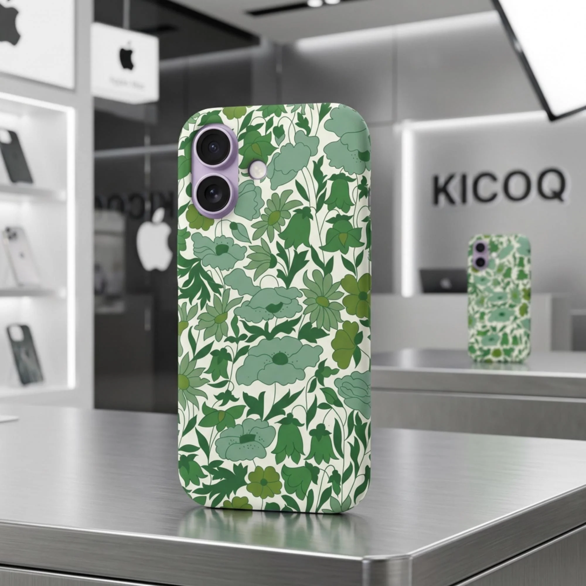 Coque pour iPhone Liberty Poppy and Daisy Ve - Photo 1