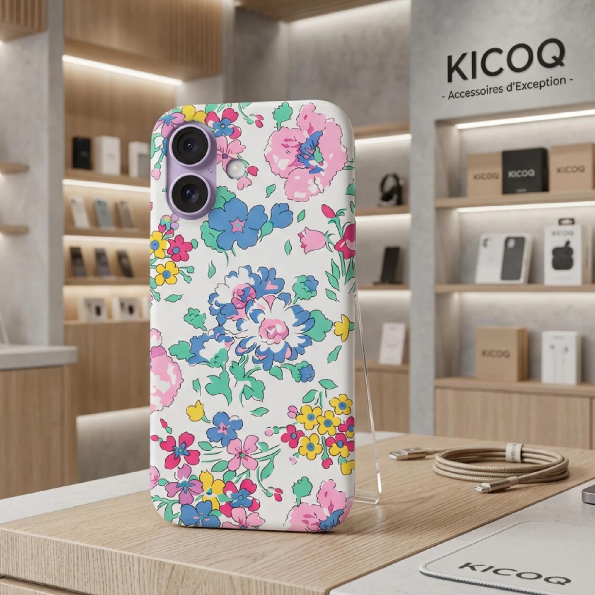 Coque pour iPhone Liberty Lune