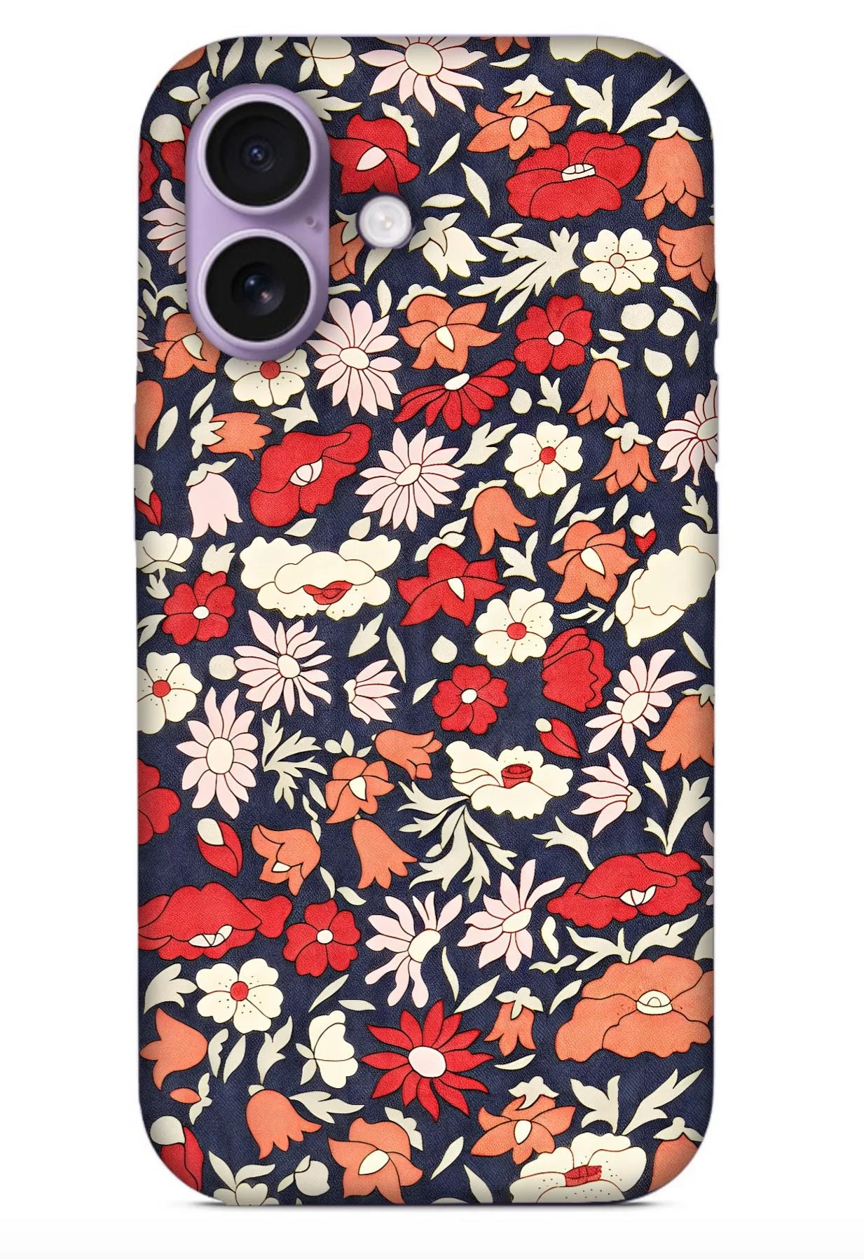 Coque pour iPhone Liberty Petal and Daisy red - Photo 2