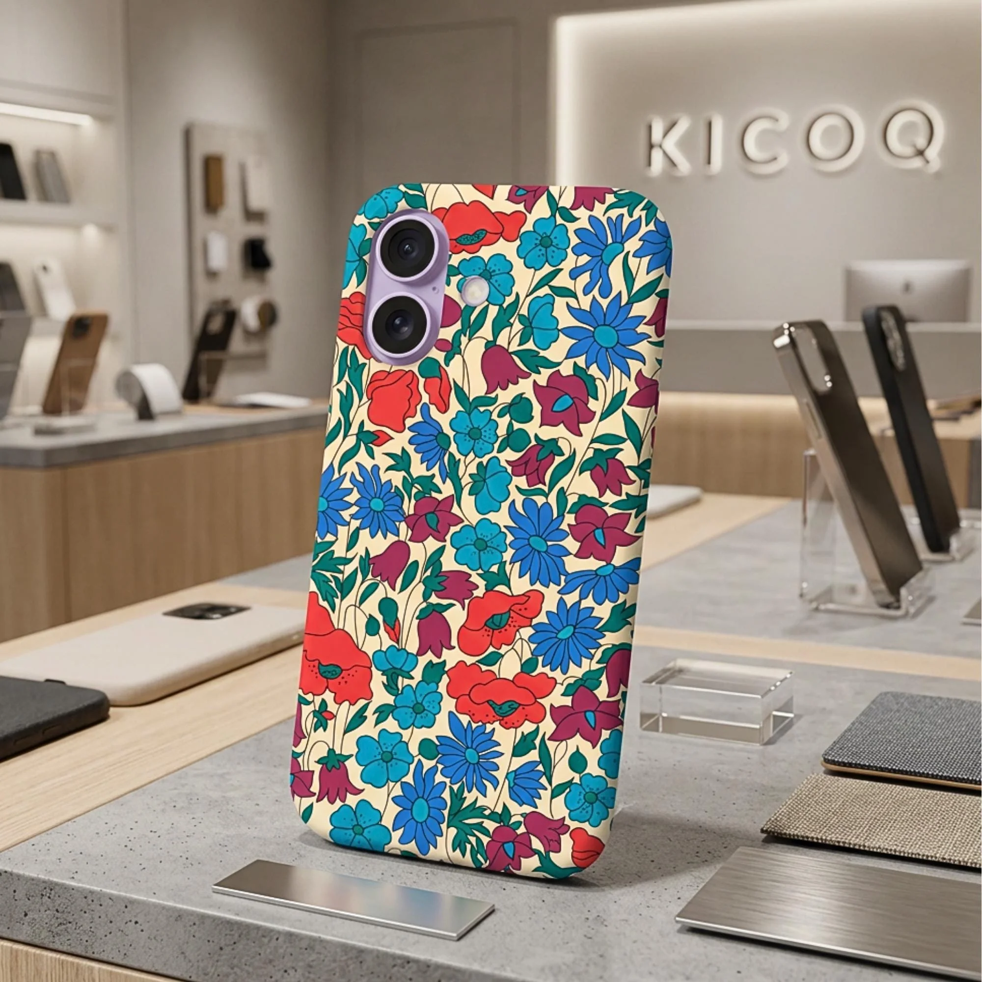 Coque pour iPhone Liberty Poppy and Daisy - Photo 1