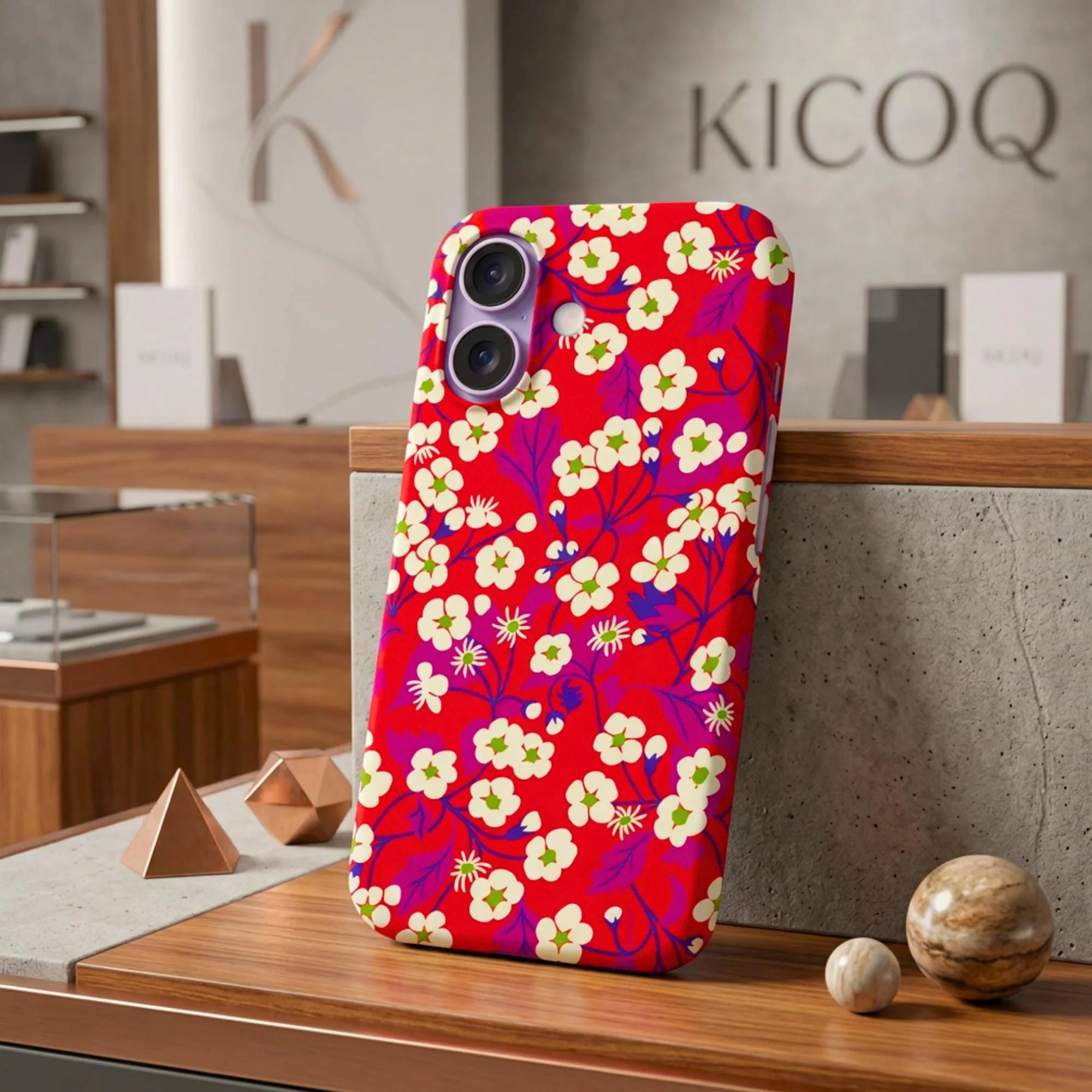Coque pour iPhone Liberty Mitsi red - Photo 1