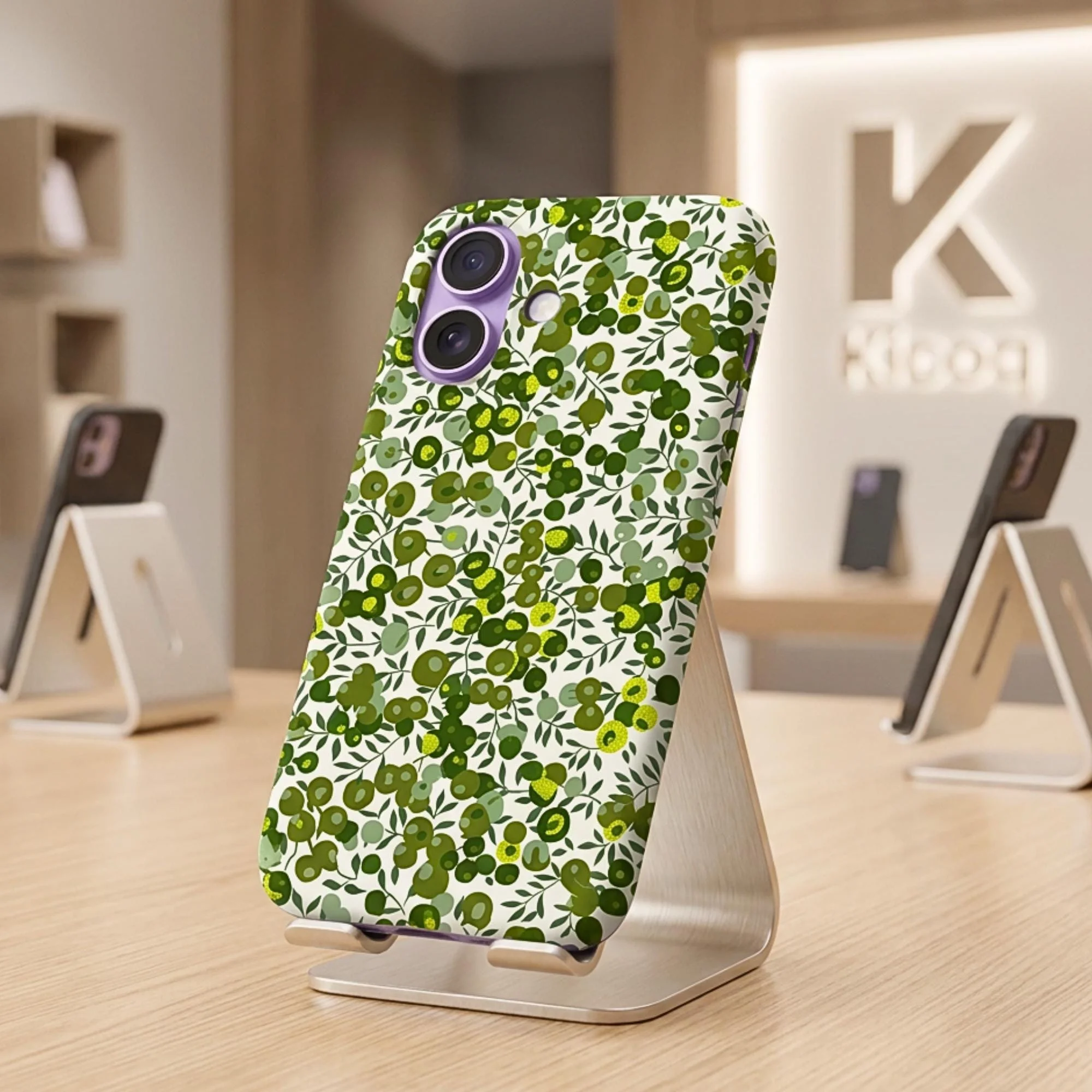 Coque pour iPhone Liberty Wiltshire tilleul - Photo 1