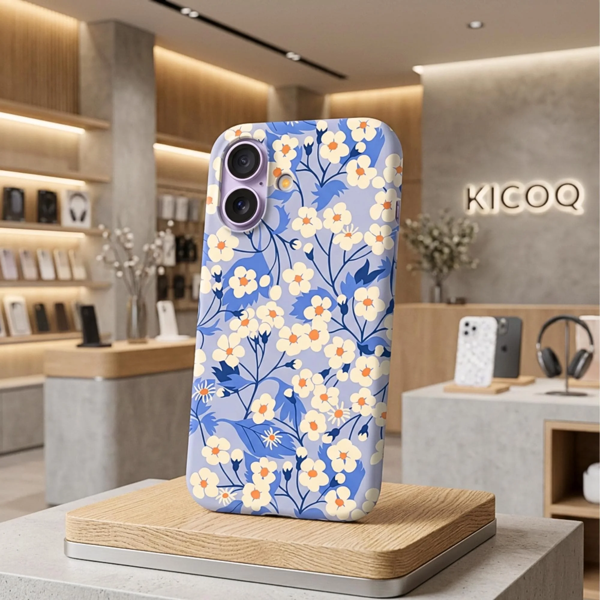 Coque pour iPhone Liberty Mitsi Hyacinthe - Photo 1