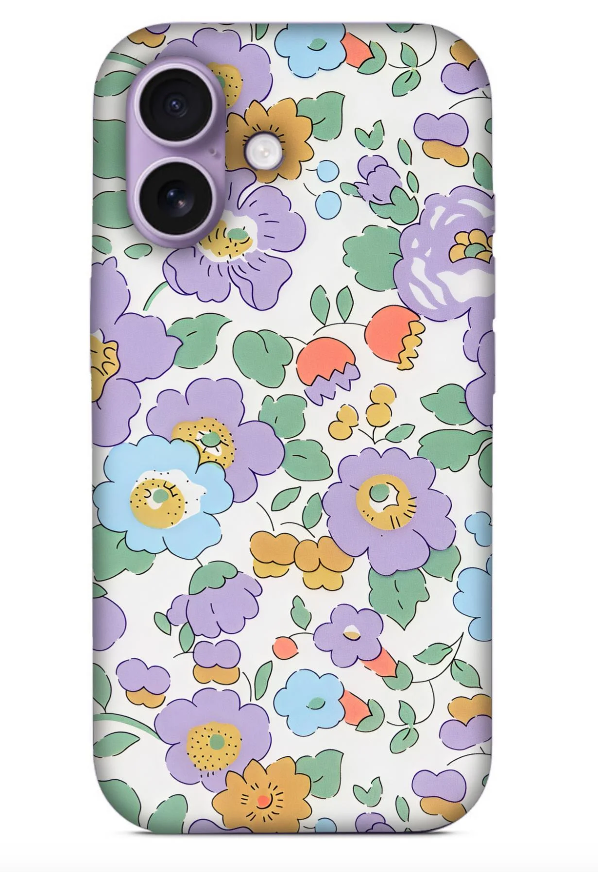 Coque pour iPhone Liberty Betsy lilas - Photo 2