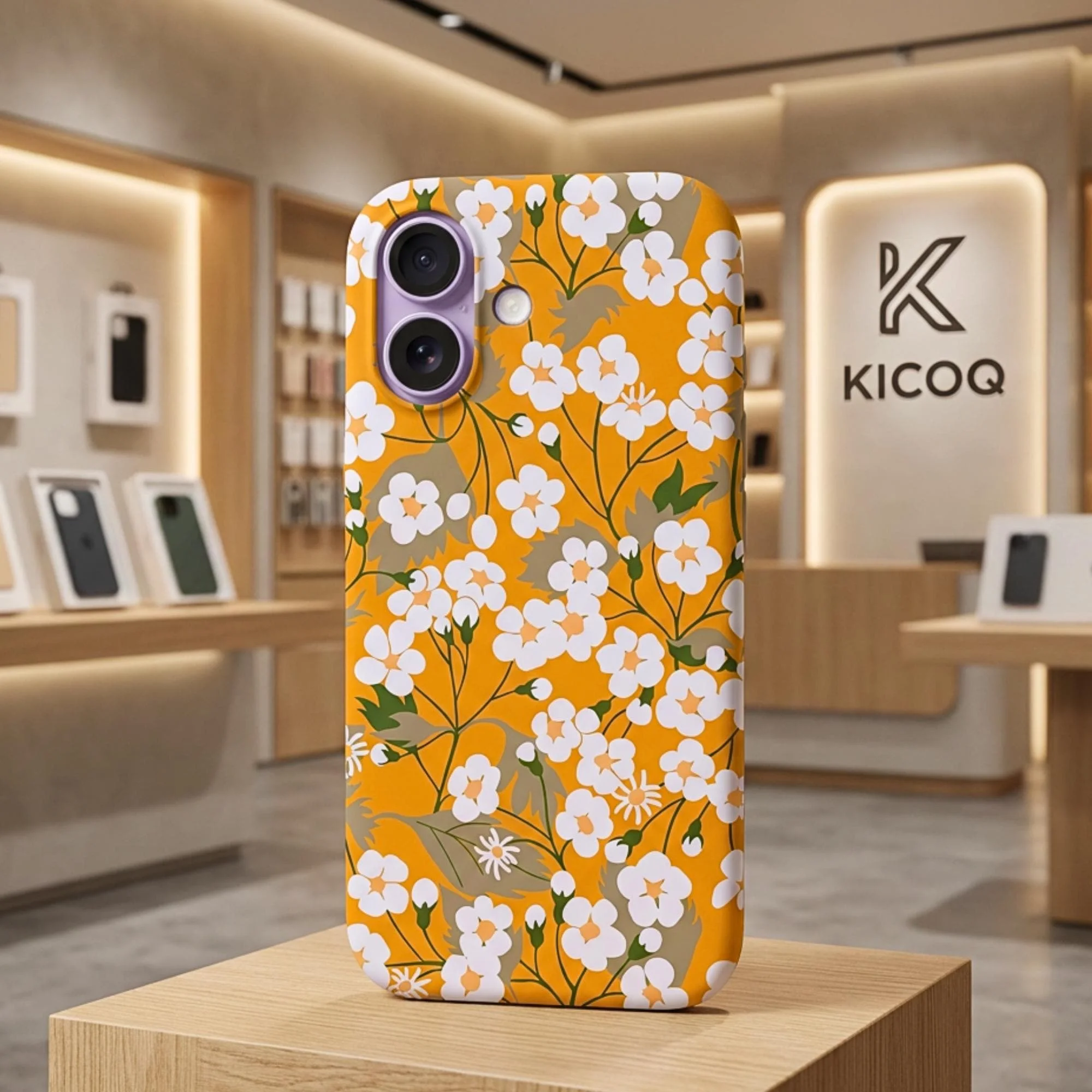 Coque pour iPhone Liberty Mitsi mandarine - Photo 1