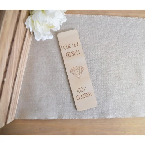 Marque page pour Atsem ou Nounou - Super sjp