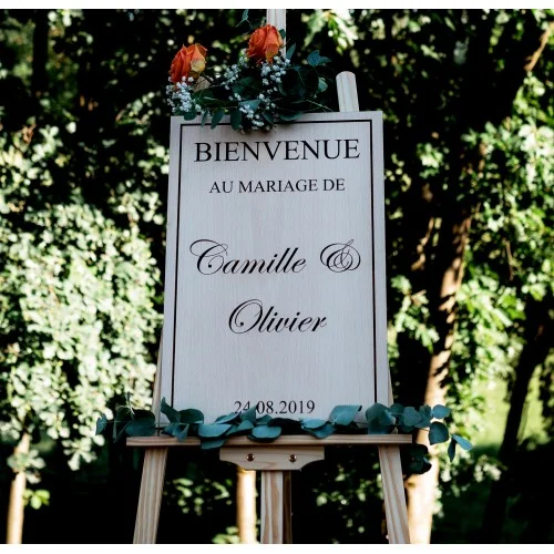 Panneau de bienvenue mariage - Super sjp