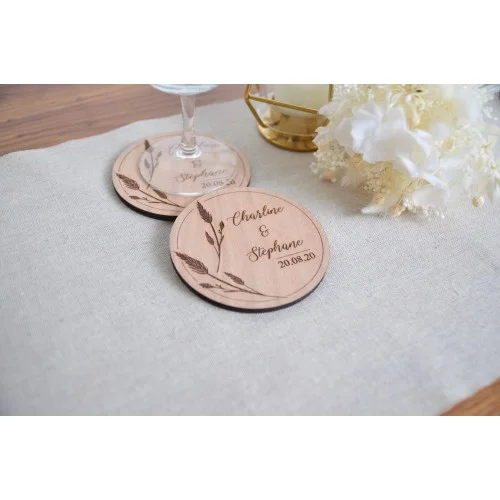 Sous-verres à personnaliser collection Brindilles - Photo 1