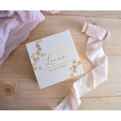 Boîte à bijoux personnalisée collection Magnolia - Super sjp