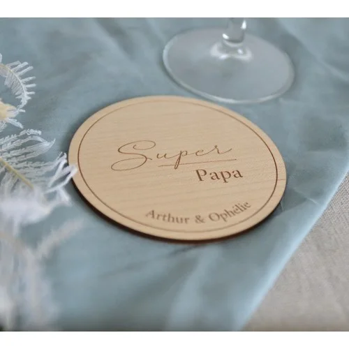 Sous-verres Super Papa - Super sjp