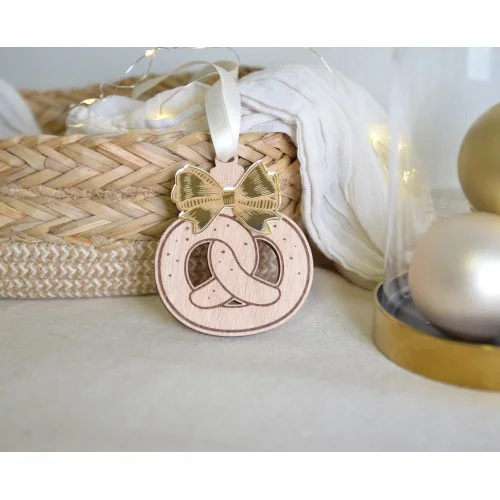 Boule de Noël Bretzel de Noël - Photo 1