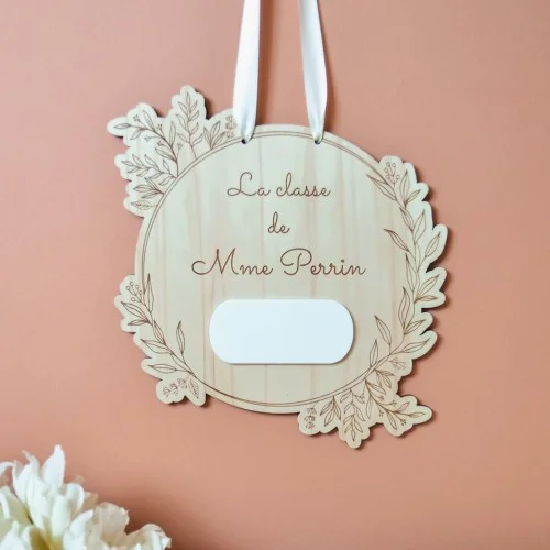Décoration de porte "Classe de ..." - Photo 1