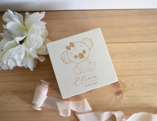 Boîte à bijoux personnalisée motif Koala - Photo 1